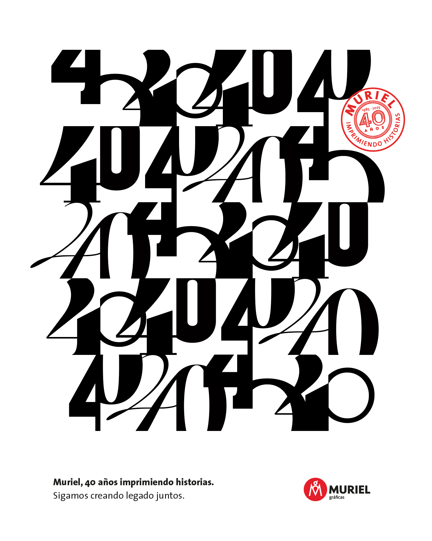 Empresa de artes gráficas e Impresión digital | Gráficas Muriel | Muriel, 40 años imprimiendo historias. | MURIEL 40A 1